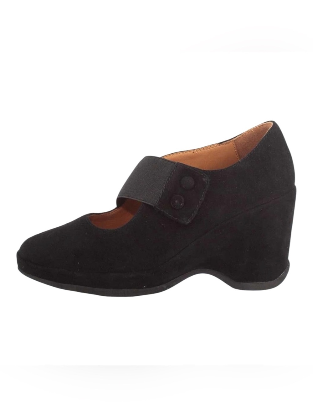 L'Amour Des Pieds black suede Oreana Suede Pumps, size 6.5 M - Picture 5 of 8